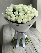 Букет 35 Белых роз в Волгореченске