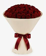 Букет 101 Бордовая роза Блэк Бакарра в Волгореченске