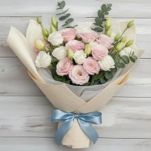 Букет цветов из:  Лизиантусы #REPLACE_PRED# Волгореченске