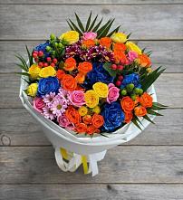 Букет цветов из:  Розы и Хризантемы в Волгореченске