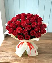 Букет 29 Красных роз в Волгореченске