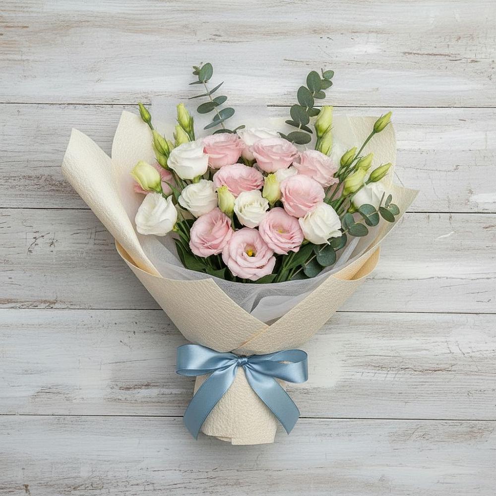 Букет цветов из: Лизиантусы в Волгореченске